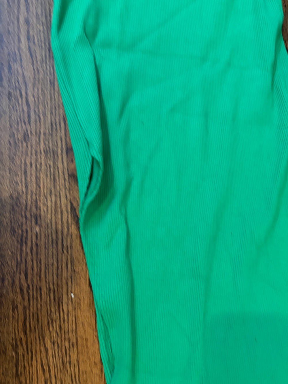 Lulu's Bright Green Ribbed Two-Piece Set For Life Green Bodycon dress - medium - Picture 4 of 10